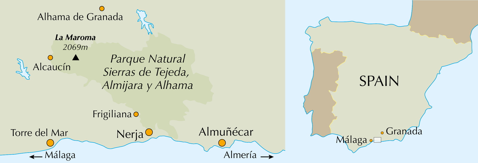 The Mountains Around Nerja – book preview