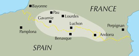 The Pyrenees – bla i boken