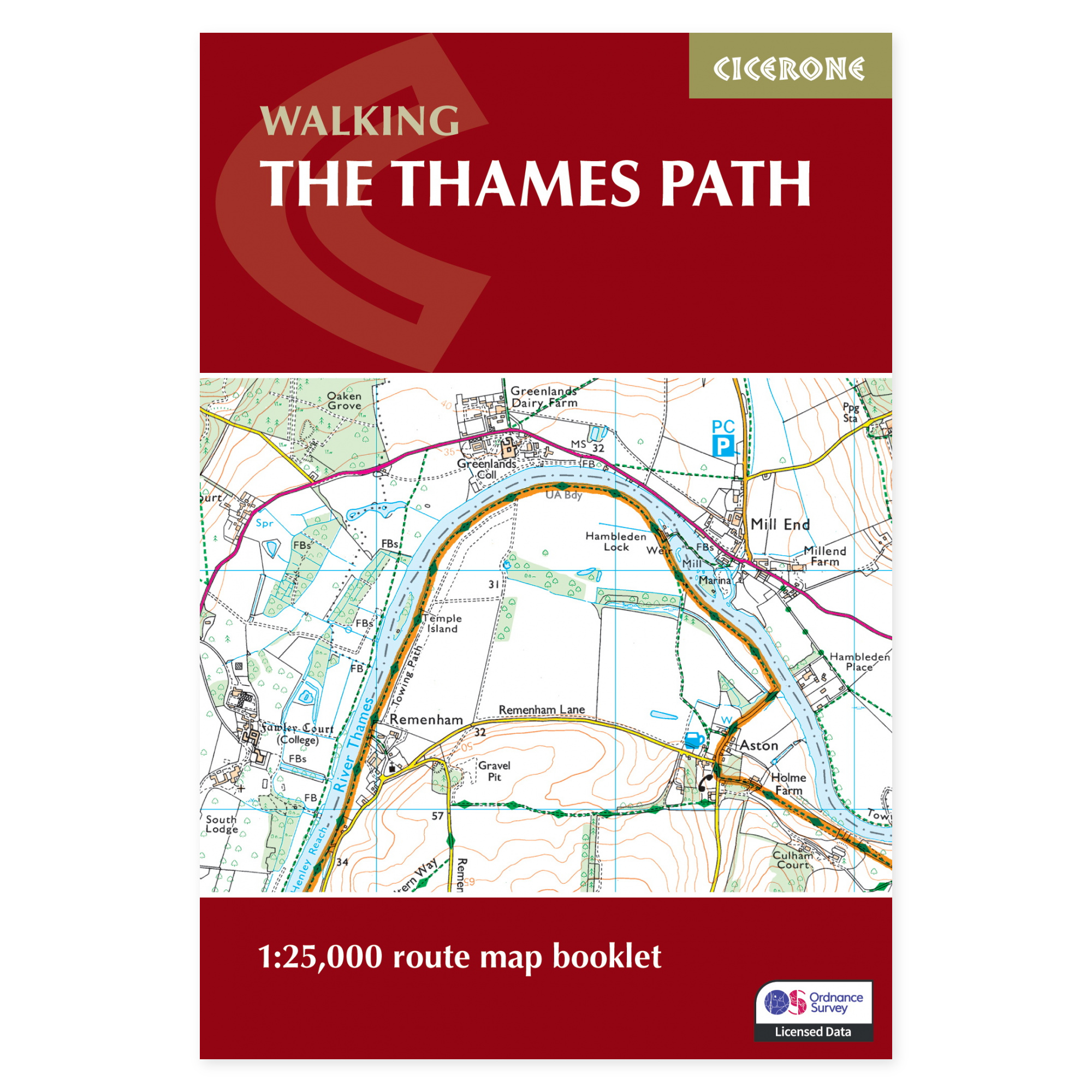 Forside av The Thames Path Map Booklet