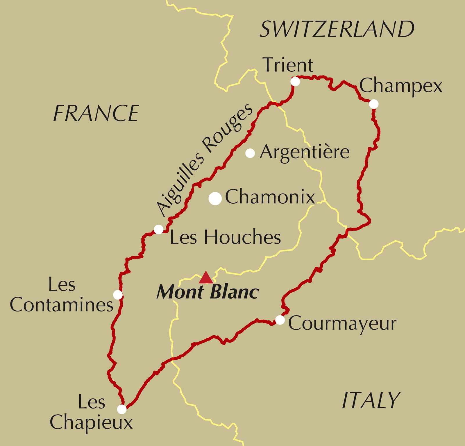 Tour du Mont Blanc Map Booklet – book preview