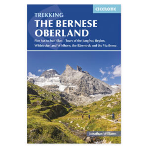 Forside fra Cicerone-guiden Trekking in the Bernese Oberland