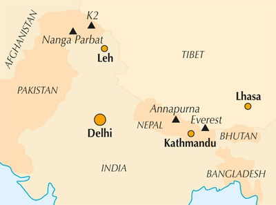 Trekking in the Himalaya – bla i boken