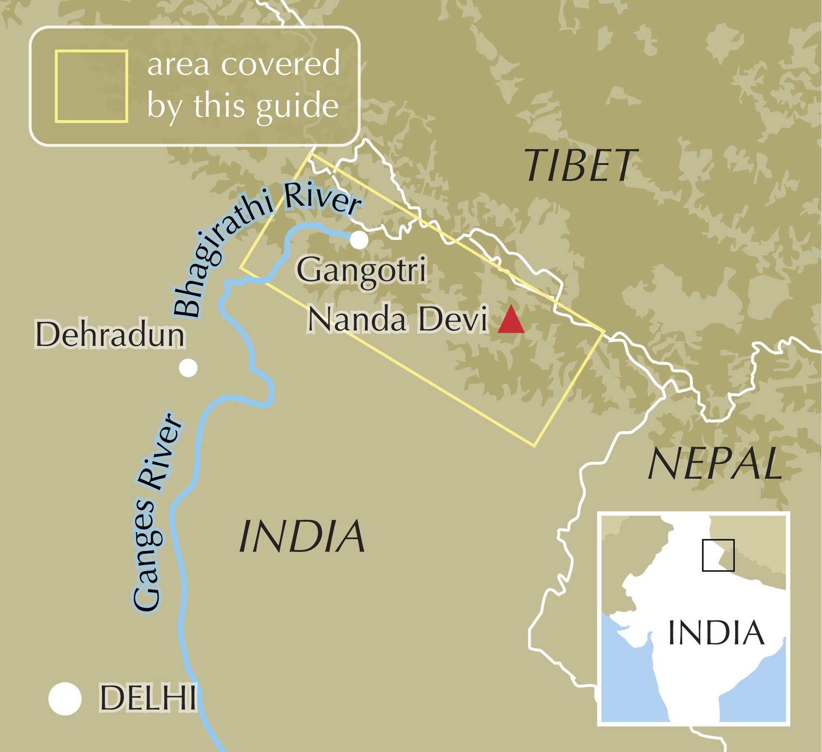 Trekking in the Indian Himalayas – bla i boken