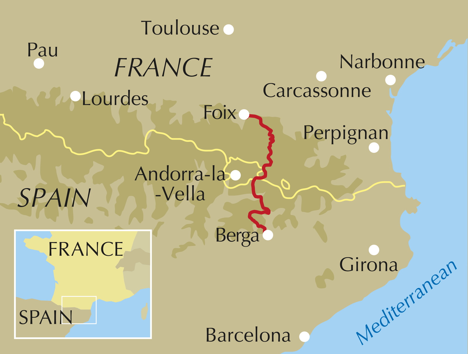 Trekking the Cami dels Bons Homes – bla i boken