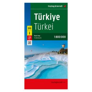 Veikart over Tyrkia fra freytag & berndt