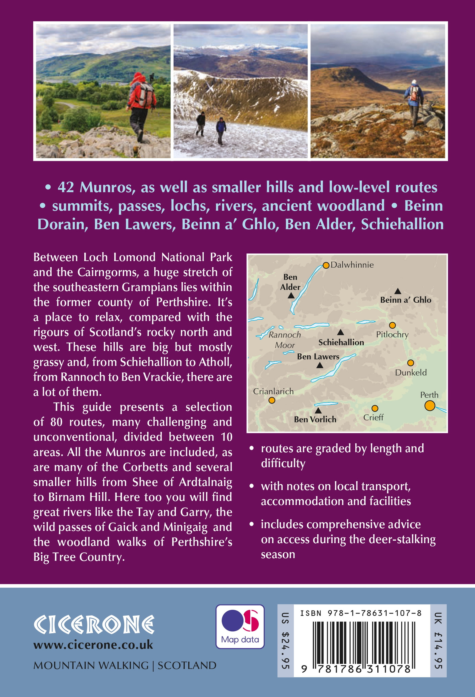 Bakside av Walking Ben Lawers, Rannoch and Atholl
