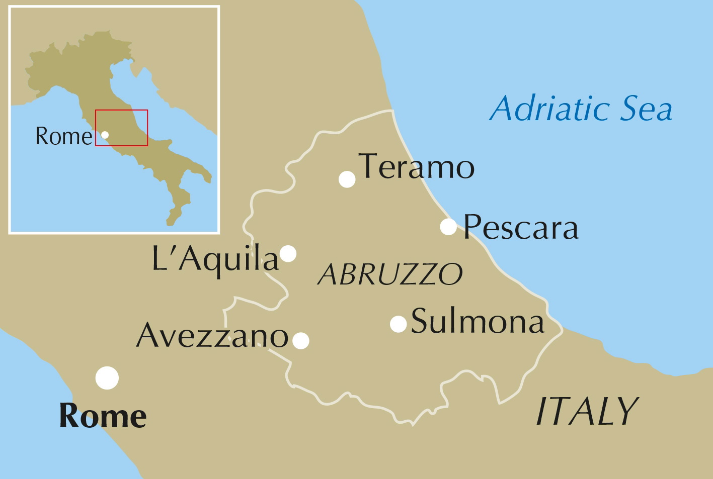 Walking in Abruzzo – bla i boken