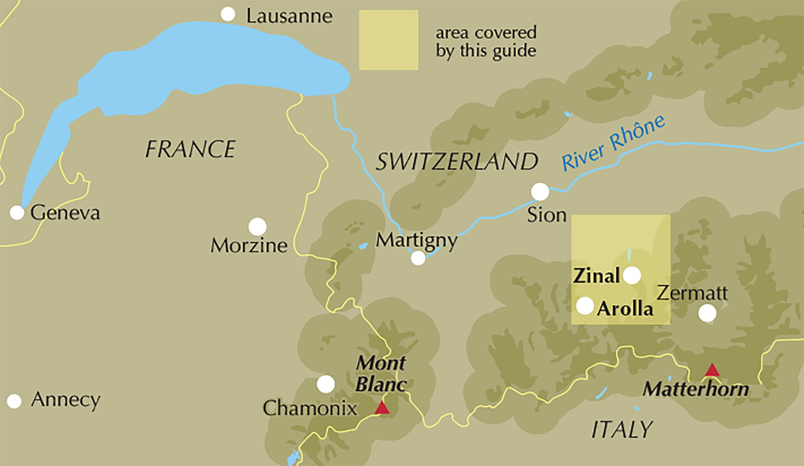 Walking in Arolla and Zinal – bla i boken