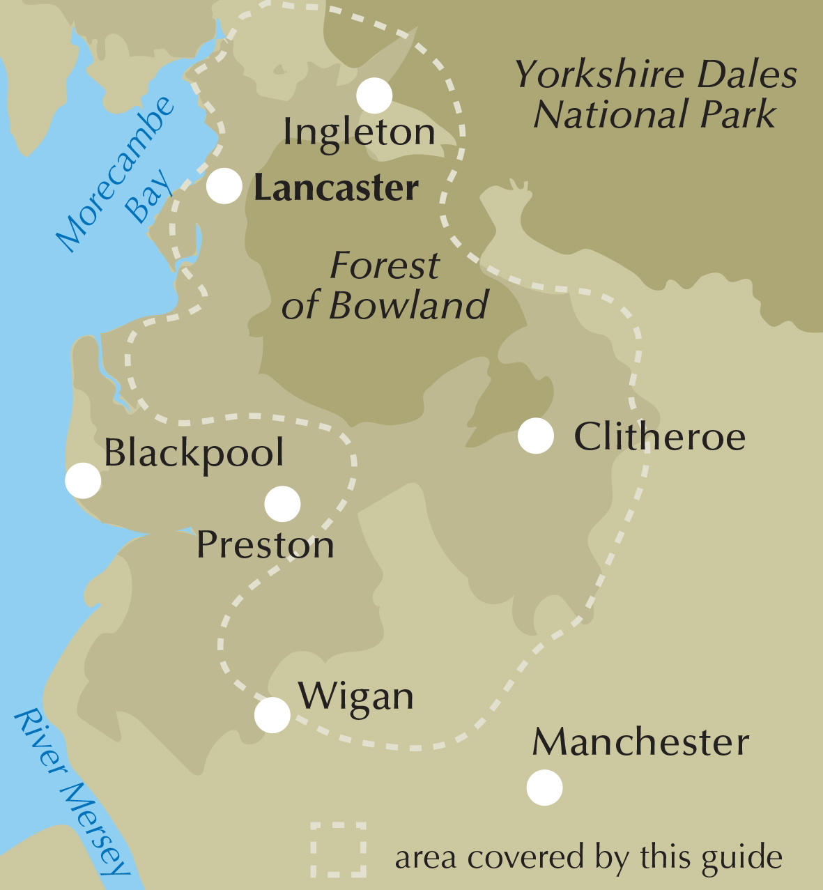 Walking in Lancashire – bla i boken