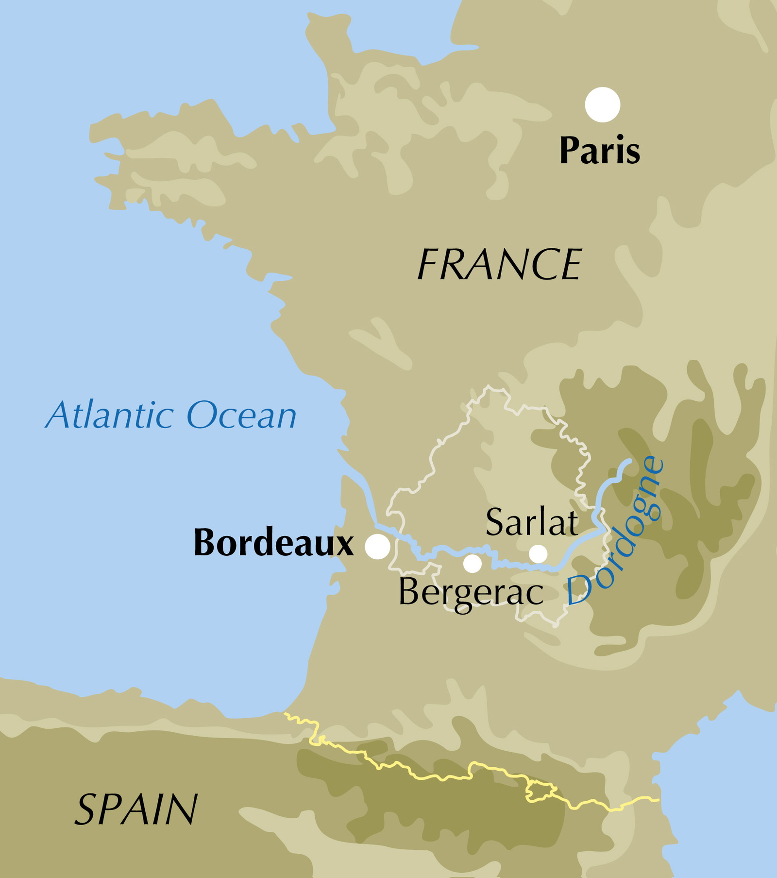 Walking in the Dordogne – bla i boken