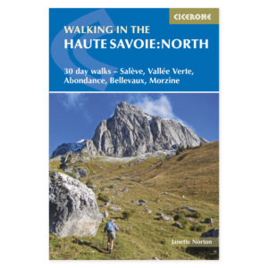 Forside fra Cicerone-guiden Walking in the Haute Savoie: North