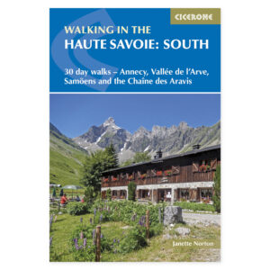 Forside fra Cicerone-guiden Walking in the Haute Savoie: South