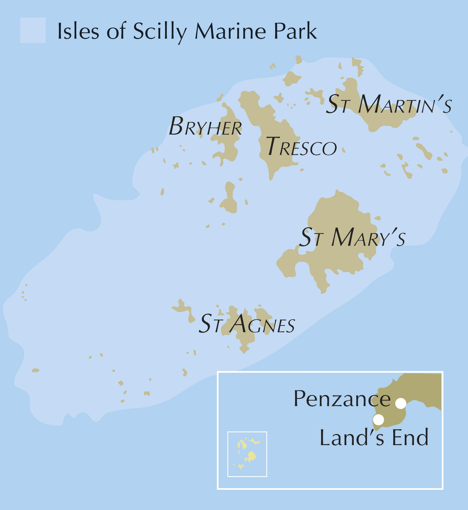 Walking in the Isles of Scilly – bla i boken
