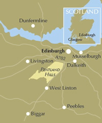 Walking in the Pentland Hills – book preview