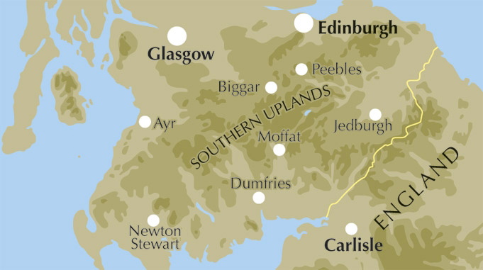 Walking in the Southern Uplands – book preview