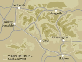 Walking in the Yorkshire Dales: South and West – bla i boken