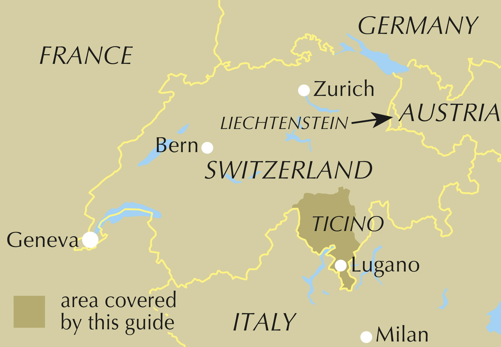 Walking in Ticino – bla i boken
