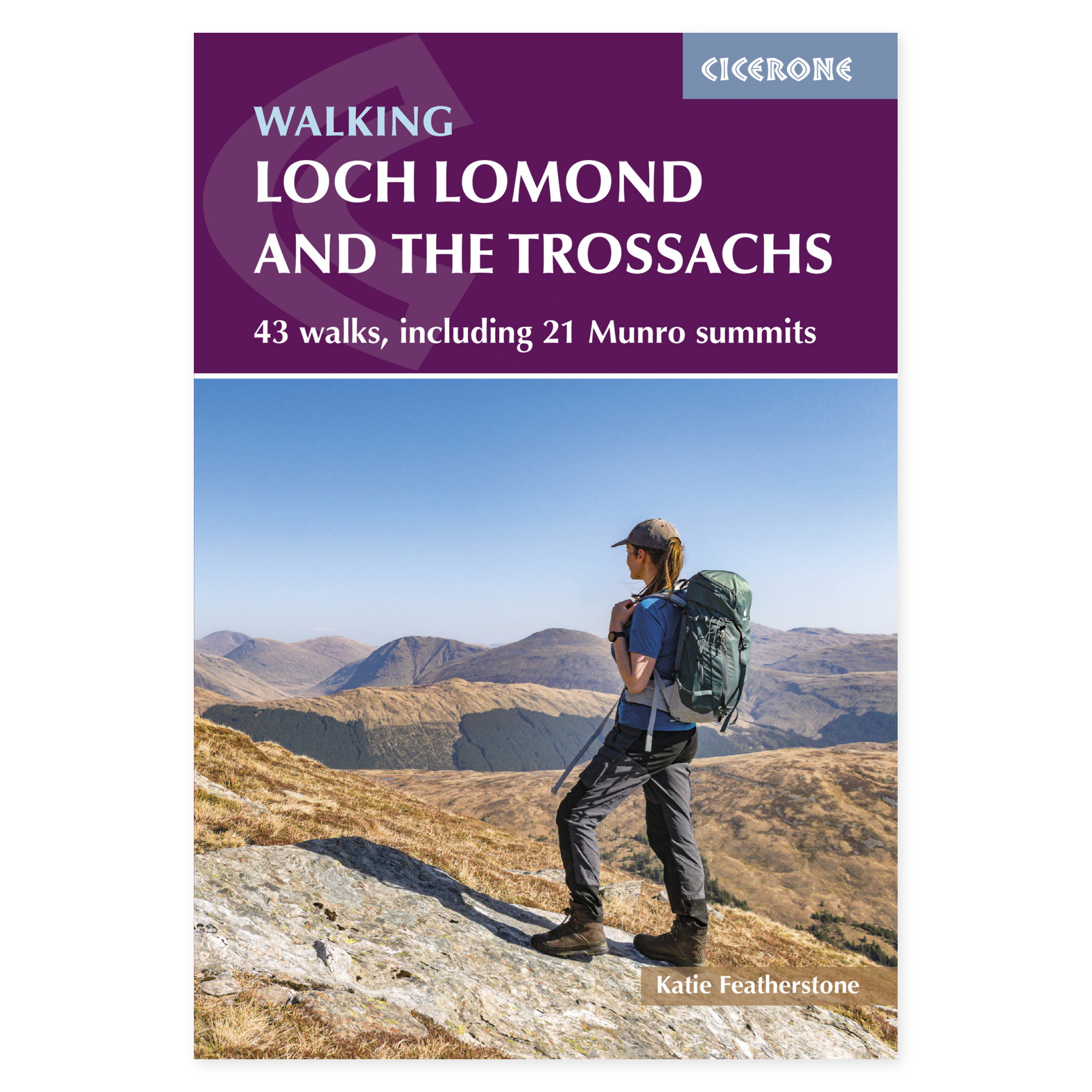 Forside fra Cicerone-guiden Walking Loch Lomond and the Trossachs