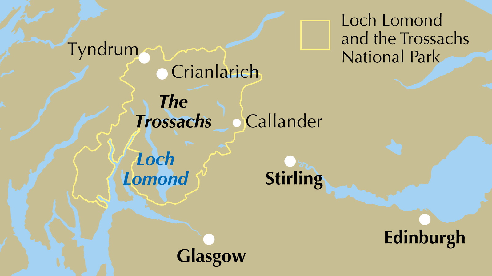 Walking Loch Lomond and the Trossachs – bla i boken
