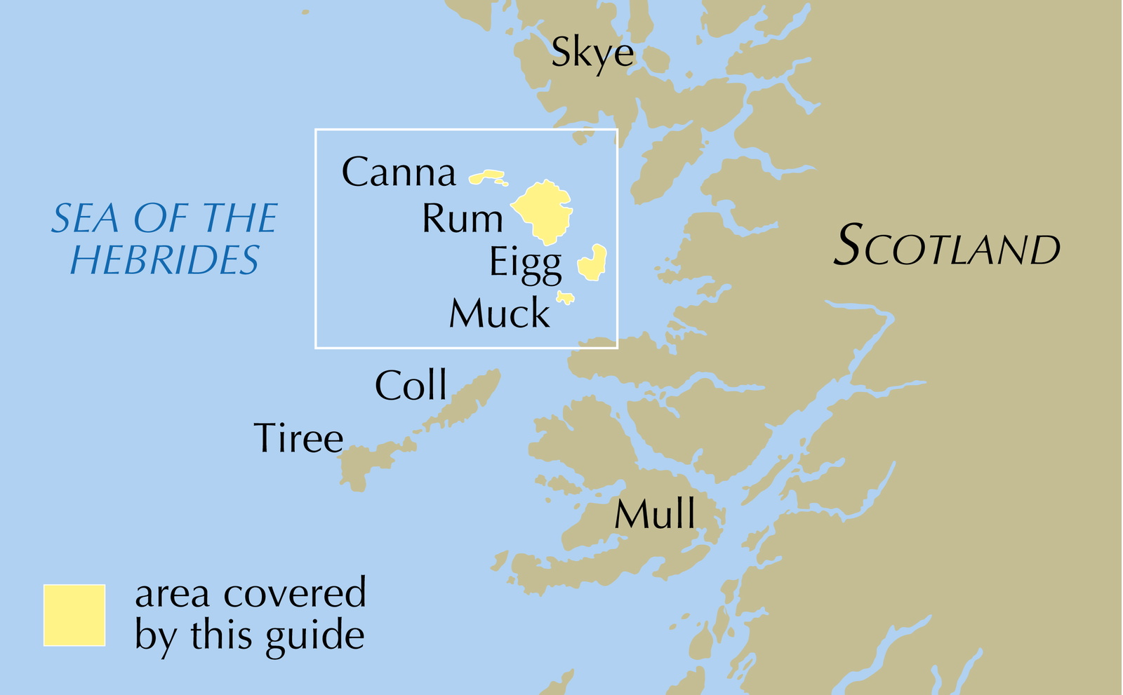 Walking Rum and the Small Isles – bla i boken