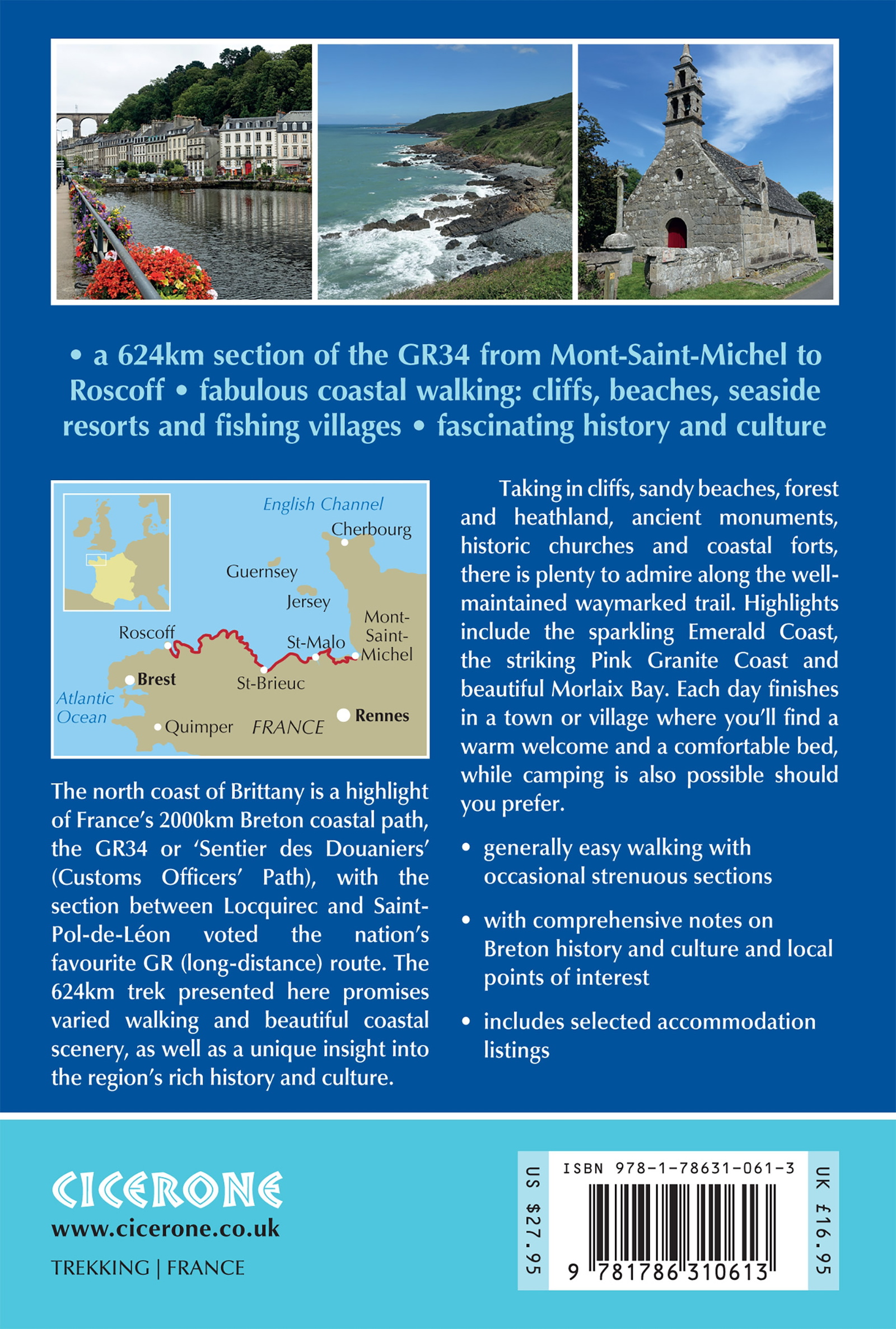 Bakside av Walking the Brittany Coast Path