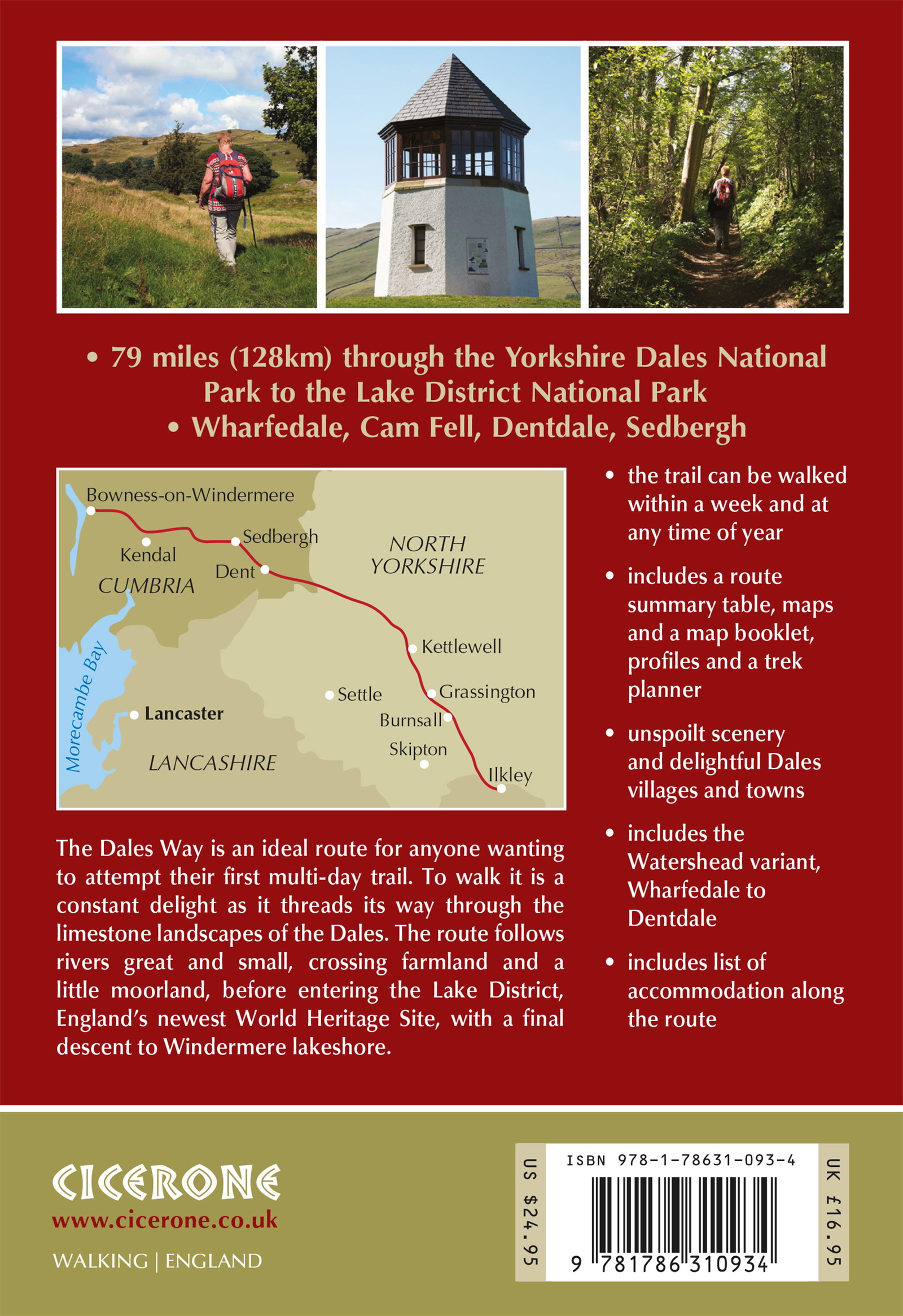 Bakside av Walking the Dales Way