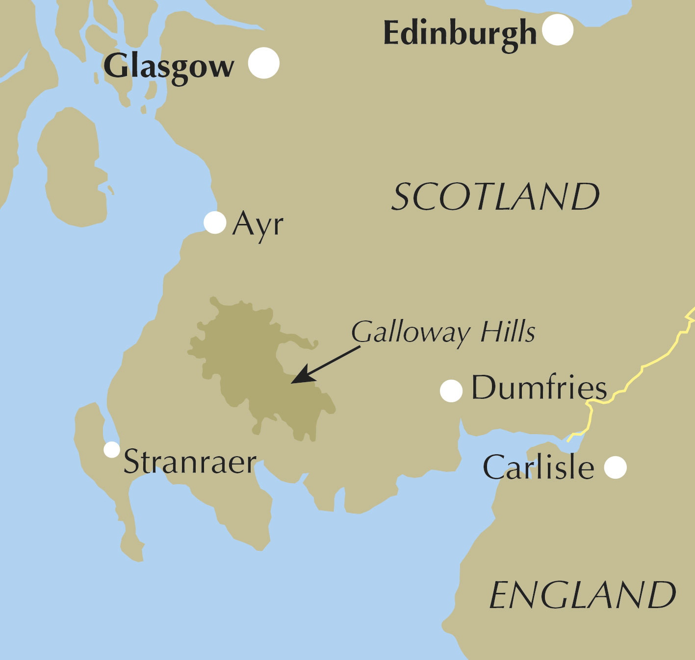 Walking the Galloway Hills – bla i boken