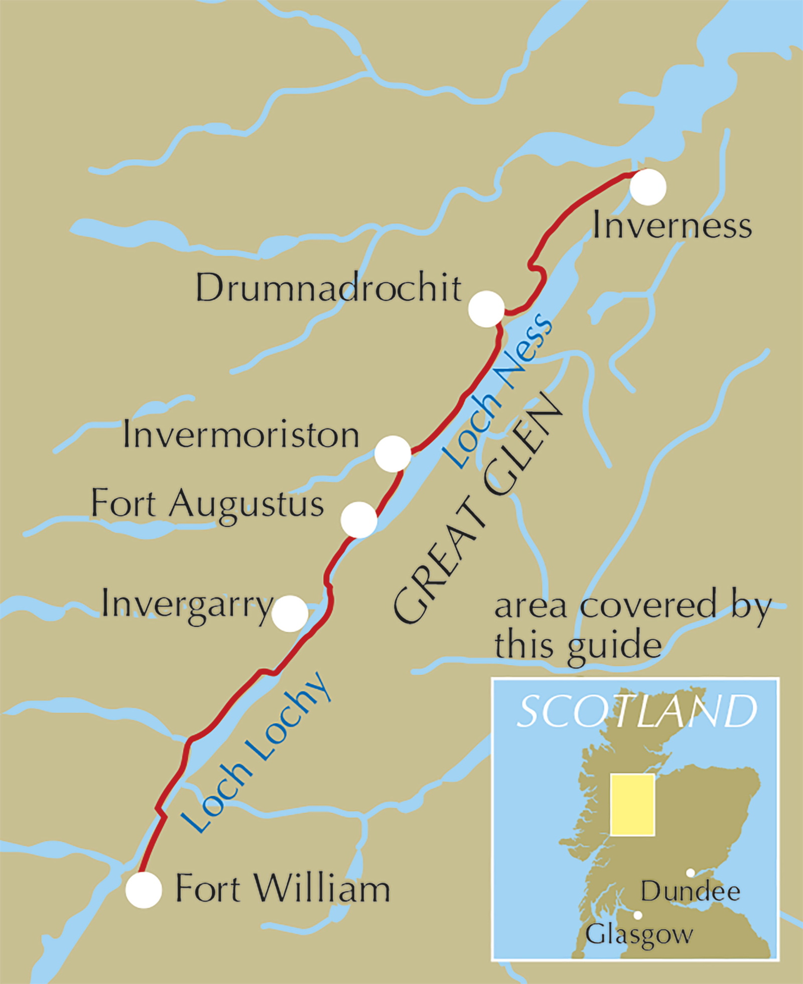 Walking the Great Glen Way Map Booklet – book preview