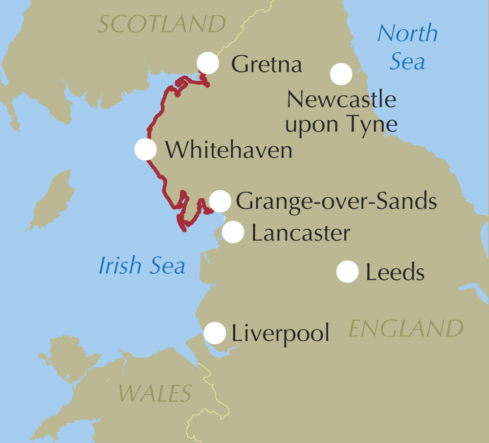 Walking the King Charles III England Coast Path: North West - Cumbria Map Booklet – book preview