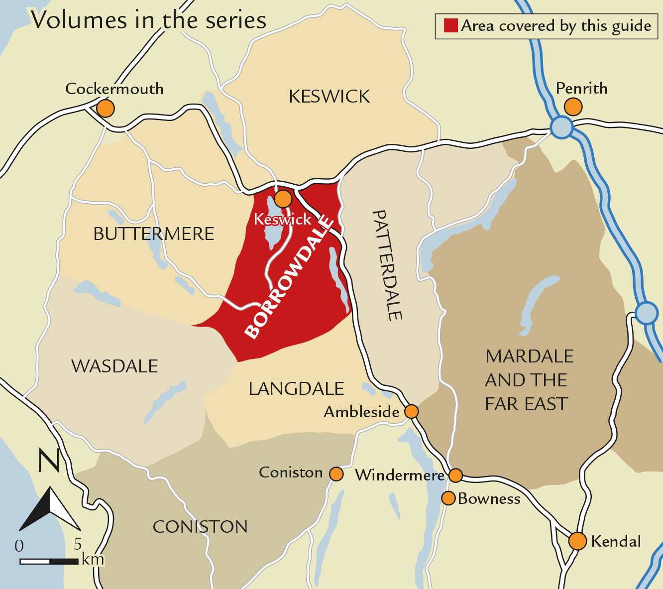 Walking the Lake District Fells - Borrowdale – bla i boken