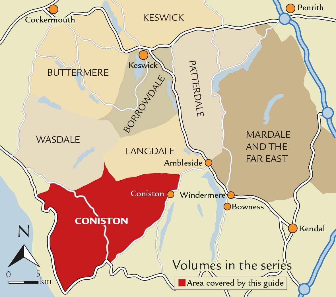 Walking the Lake District Fells - Coniston – bla i boken