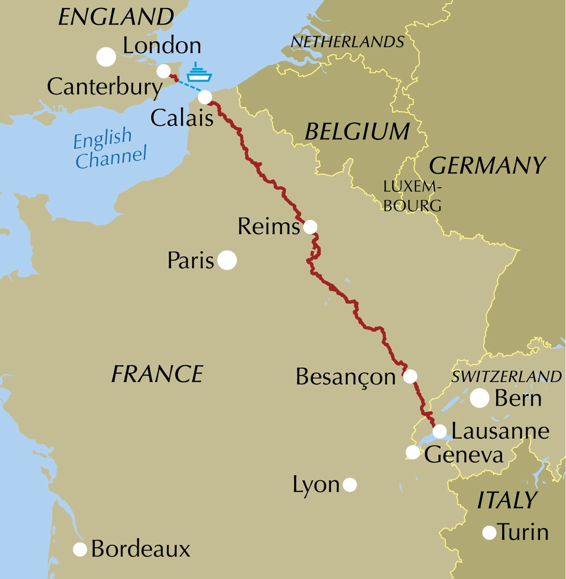 Walking the Via Francigena Pilgrim Route - Part 1 – bla i boken