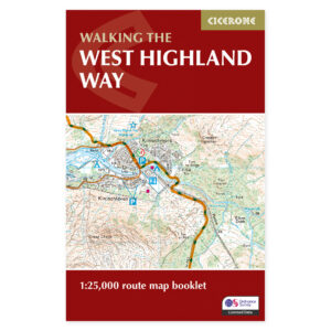 Forside fra Cicerone-guiden West Highland Way Map Booklet