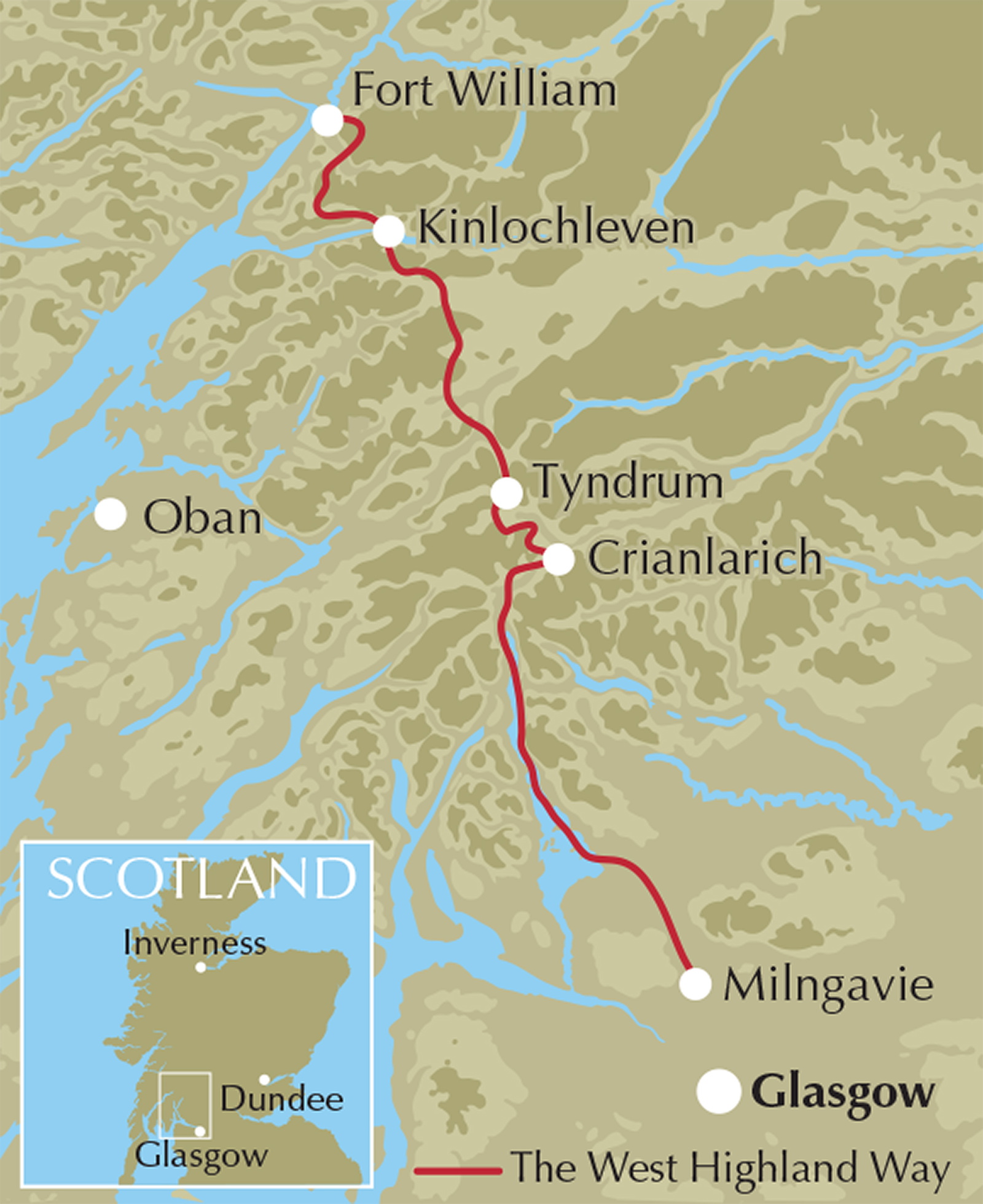 West Highland Way Map Booklet – book preview